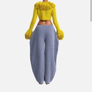 Hanifa Mila Cropped Cardigan